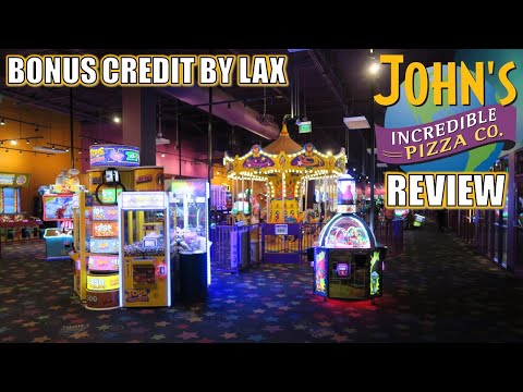 John's Incredible Pizza Company (Carson) Review, Indoor FEC & Buffet | Bonus Coaster Credit by LAX