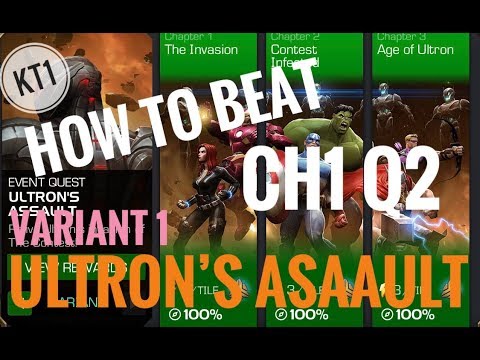 How To Beat Variant 1 - Ultron’s Assault CH1 Q2