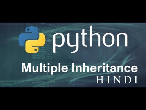 Python Tutorial 24 Multiple Inheritance हिन्दी