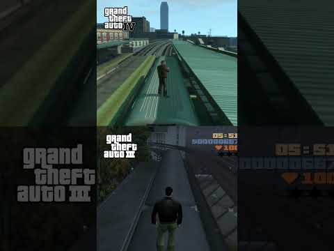 Shanding on Train [GTA 3 vs GTA 4 CAMPARISON ] (2001 - 2023)