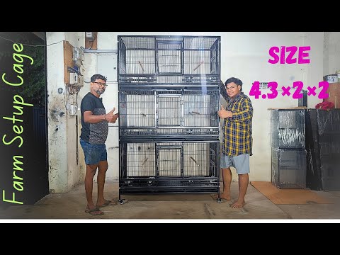 Farm Setup Cage (Coustamise)#cage #birdcage #petcage