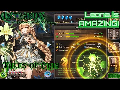 TALES OF ERIN Leona is AMAZING! - Tales of Erin Gameplay Review #151 Guide Tips F2P (Android/iOS)