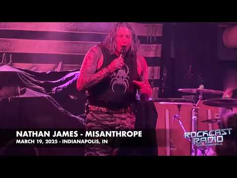 Nathan James performs "Misanthrope" in Indianapolis on March 19, 2025