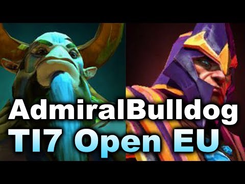 AdmiralBulldog Stack vs TI7 EU Open Quals DOTA 2