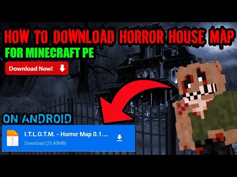 HORROR HOUSE MAP IN MINECRAFT PE| HORROR MAP ON MINECRAFT PE