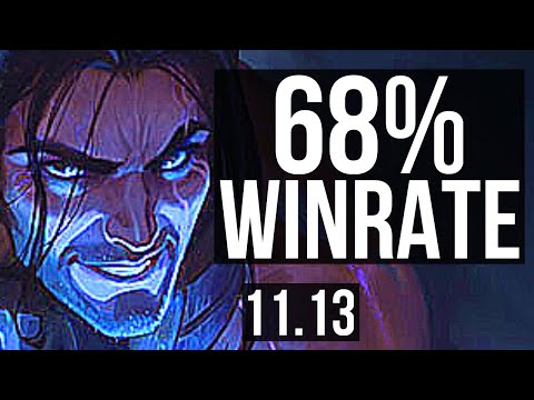 SYLAS vs NOCTURNE (MID) | 5/0/8, 68% winrate | KR Grandmaster | v11.13