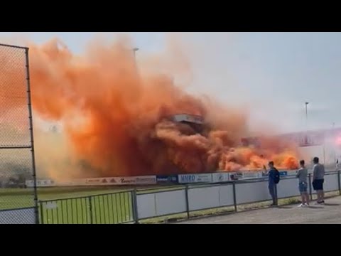 Sfeer actie VV Oudehaske 1 - Sc Bolsward 1