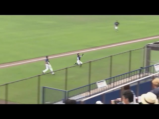 【ファーム】ライオンズ・水口 難しい打球をスライディングキャッチ!! 2019/6/11 F-L(ファーム)