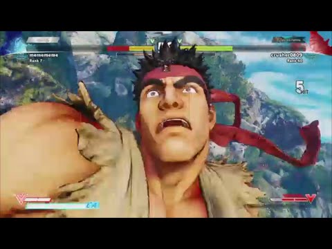 SFV : Daigo Umehara ( Ryu ) galtu01 ( M.Bison ) VS crusher0809 ( Birdie ) RANKED MATCHES