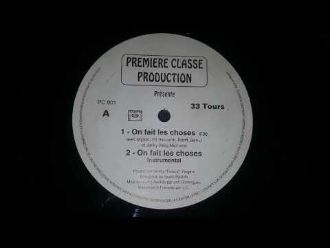 INSTRUMENTAL - Rohff,Mystik,Nég Marrons & Pit Baccardi - on fait les choses - 1998 - MHT BY HIP HOP