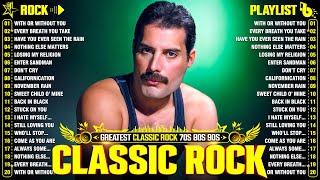 Download lagu Top 100 Classic Rock Songs 70s 80s 90s 🔥 Queen, Aerosmith, Nirvana, AC/DC, Bon Jovi, Scorpions, U2 mp3