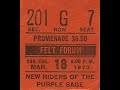 New Riders of the Purple Sage & Special Friends 03.18.1973 New York, NY Complete Show FM