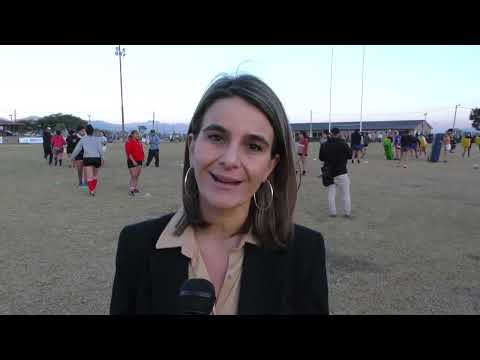 La Embajadora Británica en Argentina compartió actividades de rugby femenino