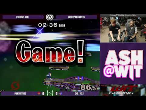 Pleasantries (Samus) vs GHQ | Kels (Falco) - ASH@WIT #101 Melee Winner's Quarters