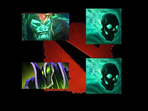 Dota 2 - Wraith King(Wraithfire Blast) and Rubick(Wraithfire Blast)