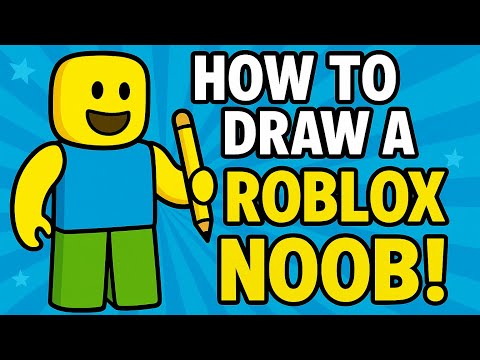 How to Draw a Roblox Noob! 🎮🖍️ Easy Step-by-Step Tutorial for Beginners