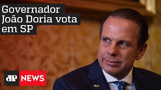 João Doria, governador do estado de SP, vota na capital paulista