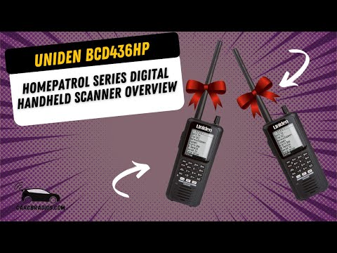 Uniden BCD436HP HomePatrol Series Digital Handheld Scanner Overview