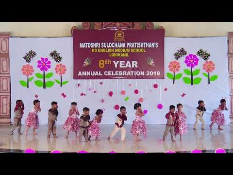 Asava Sundar Chocolate cha Bungla - HD English Medium School Gathering Dance - 2019-20