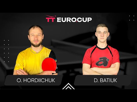 16:20 Oleksandr Hordiichuk - Dmytro Batiuk 12.07.2024 TTEuro.Cup Ukraine Master.TABLE 3
