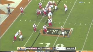 Texas Longhorns vs New Mexico Lobos 2012 - Texas Only Highlights