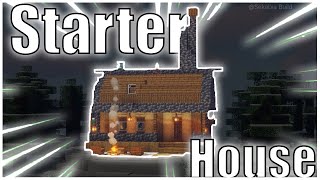 Minecraft | How to Build a Starter House | Minecraft House Tutorial #1