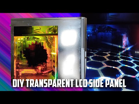 DIY Transparent LCD Screen PC Sidepanel For Cheap (Better Version)