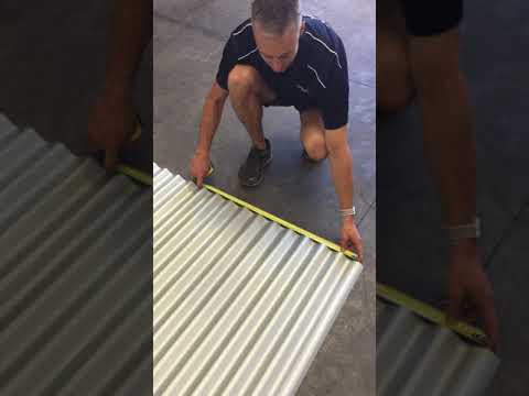 How to: Calculate Corrugated Iron Cover Width - How Many Sheets? | Metal Roofing Online