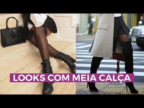 Como montar looks de inverno infalíveis com meia calça | Camila Gaio