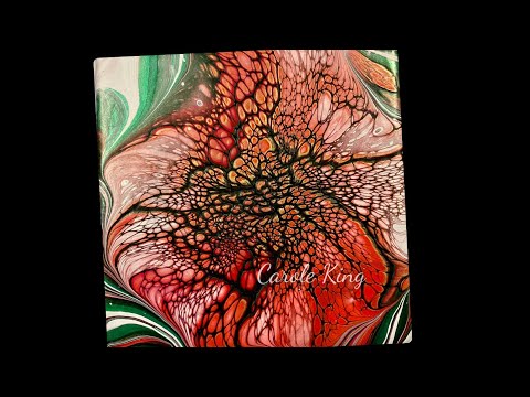 (1300) Paint Pouring ~ Modified Bloom Technique ~  Fluid Art
