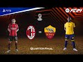 FC 24 - AC Milan vs Roma - UEFA Europa League Quarter Final | PS5™ [4K60]