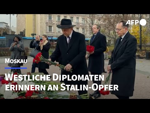 Deutscher Botschafter in Moskau bei Gedenken an Stalin-Opfer | AFP