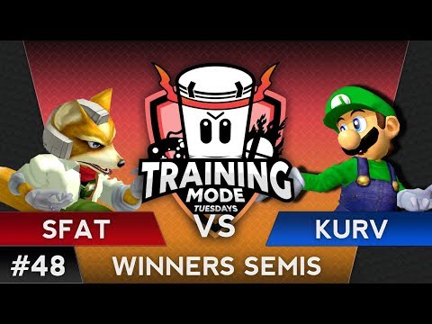 TMT 48 - Kurv (Luigi) VS SFAT (Fox) - SSBM Winners Semis - Melee