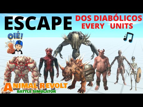 Escape dos Diabólicos nas Jaulas  - Animal Revolt Battle Simulator