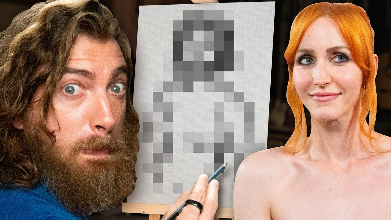 We Sketch A Live Nude Model