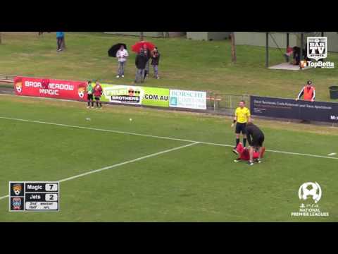 2016 NNSWF NPL Round 14 - 2nd Half - Broadmeadow Magic v Newcastle Jets Youth