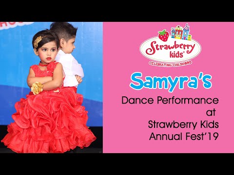 Samyra's Sensational Performance | Strawberry Kids Preschool | Patiala