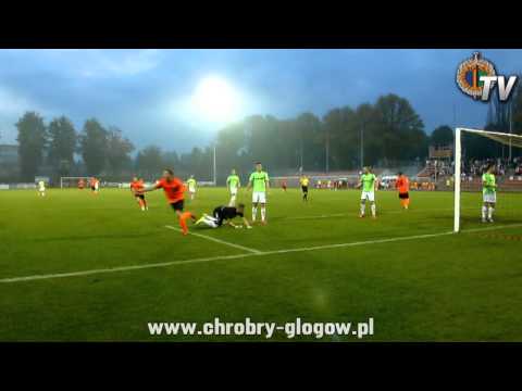 11.10.2014 skrót meczu Chrobry Głogów - Dolcan Ząbki 3-0