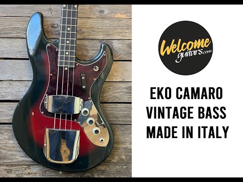 Eko Camaro vintage bass made in italy 1960's