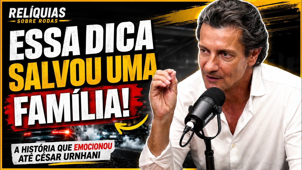 CÉSAR URNHANI REVELA O ERRO QUE PODE FAZER VOCÊ PERDER O CONTROLE DO CARRO