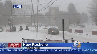 Storm Conditions In New Rochelle