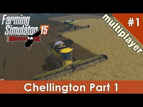 Farming Simulator 15 Live! - Multiplayer on Chellington Farm Part 1