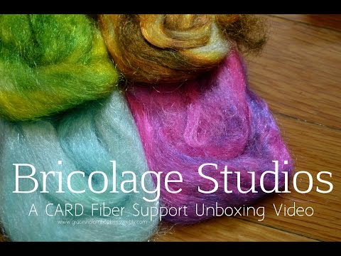 Unboxing Bricolage Studios Spinning Fiber