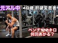 【余命1週間からの肉体改造】100キロのベンチプレス、何回あがる?(胸の筋トレ)