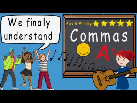 Comma Song Comma Usage and Comma Rules (New) GrammarSongs Melissa | Award Winning Comma Song Video