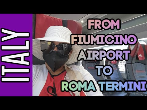 COMO CHEGAR A ROMA TERMINI DO AEROPORTO DE FIUMICINO DE TREM? INFORMAÇÕES DE TRANSPORTE ITALIA