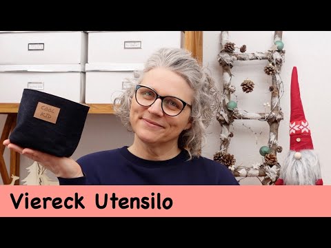 Viereck Utensilo nähen / Tipps und Berechnung