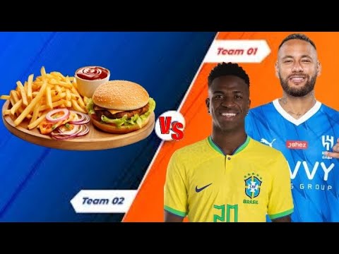Battle of the Brazilian Stars: 🔥Neymar & Vinicius Junior 🆚  Zinger Burger Challenge