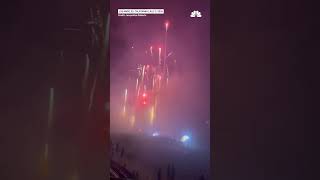 Video shows apparent fireworks mishap after Angel City FC game at BMO Stadium