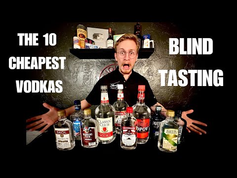 BLIND TASTING THE 10 CHEAPEST VODKAS WE COULD FIND!
